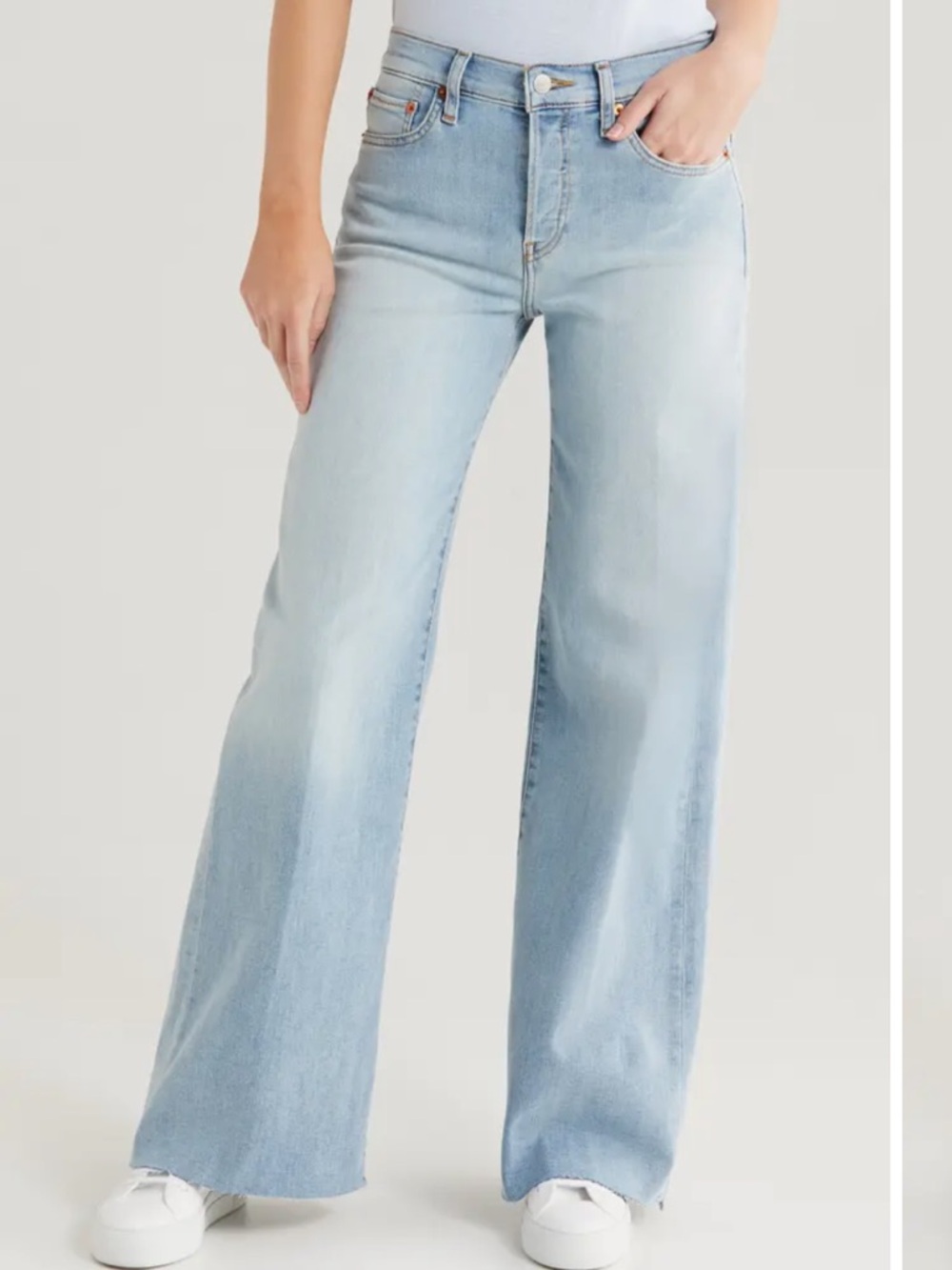 Re/Done Mid Rise Palazzo jeans NWT!